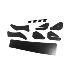 Купить Задний диффузор DPT V-4 (для R/R-Line, 2012-2019, черный матовый) для Volkswagen Golf 7/E-Golf