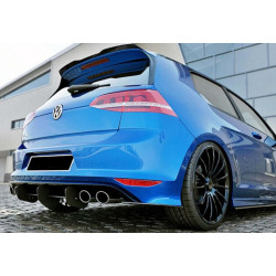 Купить Задний диффузор DPT V-4 (для R/R-Line, 2012-2019, черный матовый) для Volkswagen Golf 7/E-Golf