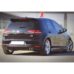 Купить Задний диффузор DPT V-6 (2012-2017, черный глянец) для Volkswagen Golf 7/E-Golf