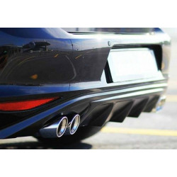 Купить Задний диффузор DPT V-6 (2012-2017, черный глянец) для Volkswagen Golf 7/E-Golf