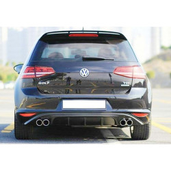 Купить Задний диффузор DPT V-6 (2012-2017, черный глянец) для Volkswagen Golf 7/E-Golf