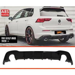 Купить Задний диффузор DPT V-1 (черный глянец) для Volkswagen Golf 8