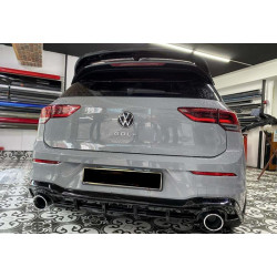 Купить Задний диффузор DPT V-2 (черный глянец) для Volkswagen Golf 8