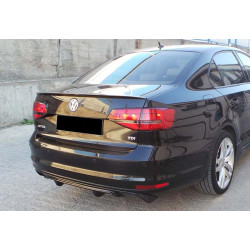 Купить Задний диффузор DPT (2014-2018, черный глянец) для Volkswagen Jetta