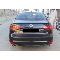 Купить Задний диффузор DPT (2014-2018, черный глянец) для Volkswagen Jetta