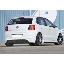 Купить Задний диффузор DPT (2010-2013, черный глянец) для Volkswagen Polo