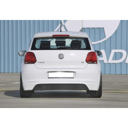Купить Задний диффузор DPT (2010-2013, черный глянец) для Volkswagen Polo