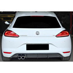 Купити Задній дифузор DPT V-5 (2014-2017, чорний глянець) для Volkswagen Scirocco