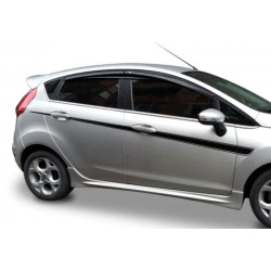 Купить Боковые пороги DPT V-1 (HB, Под покраску) для Ford Fiesta 2008-2017 гг