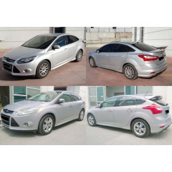 Купить Боковые пороги DPT (2011-2014, Под покраску) для Ford Focus III