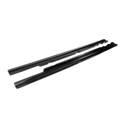 Купить Боковые пороги DPT (черный глянец) для Mercedes E-сlass W213 2016-2023 гг