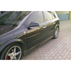 Купить Боковые пороги DPT (2004-2009, Под покраску) для Opel Astra H