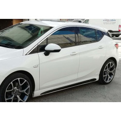 Купить Боковые пороги DPT V-2 (под покраску) для Opel Astra K 2016-2021 гг