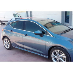 Купить Боковые пороги DPT V-3 (под покраску) для Opel Astra K 2016-2021 гг