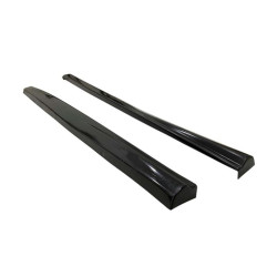 Купити Бокові пороги DPT V-5 (чорний глянець) для Volkswagen Golf 7/E-Golf