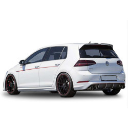 Купити Бокові пороги DPT V-5 (чорний глянець) для Volkswagen Golf 7/E-Golf