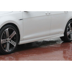 Купити Бокові пороги DPT V-6 (чорний глянець) для Volkswagen Golf 7/E-Golf