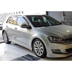 Купити Бокові пороги DPT V-9 (чорний глянець) для Volkswagen Golf 7/E-Golf