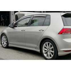 Купити Бокові пороги DPT V-9 (чорний глянець) для Volkswagen Golf 7/E-Golf