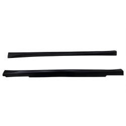 Купити Бокові пороги DPT V-1 (чорний глянець) для Volkswagen Polo 2017- рр