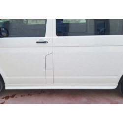 Купить Боковые пороги DPT (черный глянец) для Volkswagen T6