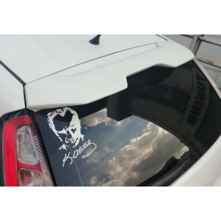 Купити Спойлер DPT (чорний глянець) для Fiat Punto Grande/EVO 2006-2018 рр