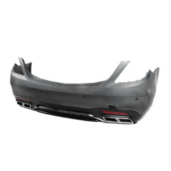 Купить Задний бампер с диффузором S65 AMG (2018-2022) для Mercedes S-сlass W222