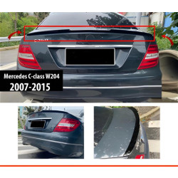 Купити Спойлер DPT V-1 (чорний глянець) для Mercedes C-class W204 2007-2015рр