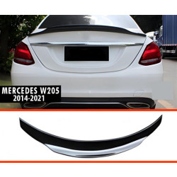 Купить Спойлер DPT V-2 (черный глянец) для Mercedes C-сlass W205 2014-2021 гг