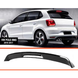 Купити Спойлер DPT V-2 (HB, чорний глянець) для Volkswagen Polo 2010-2017 рр