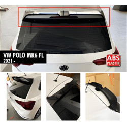 Купить Спойлер DPT V-1 (2021-2025, HB, черный глянец) для Volkswagen Polo 2017- рр