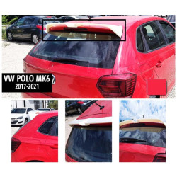 Купити Спойлер DPT V-4 (2017-2021, HB, чорний глянець) для Volkswagen Polo 2017- рр