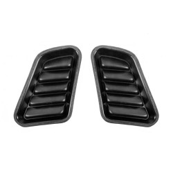 Купить Универсальные накладки на капот DPT (2 шт, черный глянец)