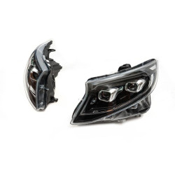 Купить Передние фары LED (дизайн 2025, 2 шт) для Mercedes Vito/V-class W447 2014- гг