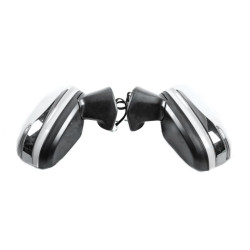 Купить Полоски на зеркала (2 шт, хром) для Toyota Land Cruiser 300