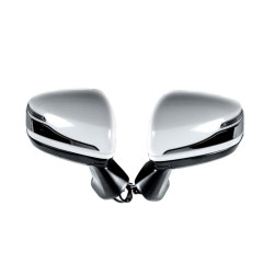 Купить Полоски на зеркала (2 шт, хром) для Toyota Land Cruiser 300