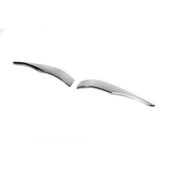 Купить Полоски на зеркала (2 шт, хром) для Toyota Land Cruiser 300