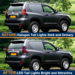 Купить Задние фонари Dragon V2 (2017-2023, 2 шт) для Toyota Land Cruiser Prado 150