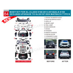 Купить Комплект рестайлинга из X166 в GLS X167 Maybach (Type-B) для Mercedes GL/GLS сlass X166