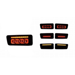 Купити Задні габарити Smoke Black LED (1999-2005, 2 шт) для Nissan Patrol Y61 рр