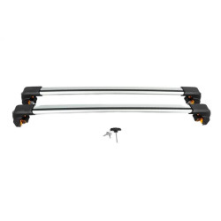 Купить Багажник (поперечины) на интегрированные рейлинги Ecem V2 120 см (2 шт) Серый для Volkswagen Touareg 2018- гг