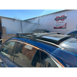 Купить Багажник (поперечины) на интегрированные рейлинги Ecem V2 120 см (2 шт) Серый для Volkswagen Touareg 2018- гг