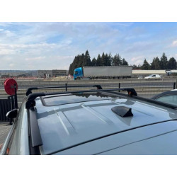 Купить Багажник (поперечины) на интегрированные рейлинги Ecem V2 120 см (2 шт) Черный для Volkswagen Touareg 2018- гг