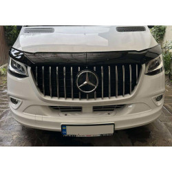 Купить Передняя решетка Panamericana GT Chrome Premium V1 С рамкой для Mercedes Sprinter W907/W910 2018- гг