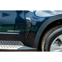 Купить Универсальные вентиляционные накладки на крылья тип-E (имитация, 2 шт, резина)