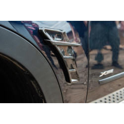 Купить Универсальные вентиляционные накладки на крылья тип-F (имитация, 2 шт, резина)