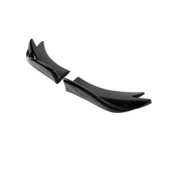 Купить Универсальные Flap накладки на боковые пороги тип-F (2 шт, черный глянец, ABS-пластик)