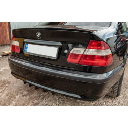 Купить Универсальный задний диффузор тип-E (черный глянец, ABS-пластик)