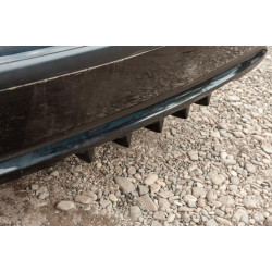 Купить Универсальный задний диффузор тип-E (черный глянец, ABS-пластик)