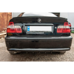 Купить Универсальный задний диффузор тип-E (черный глянец, ABS-пластик)